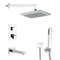 Chrome Thermostatic Tub and Shower System with 9.5